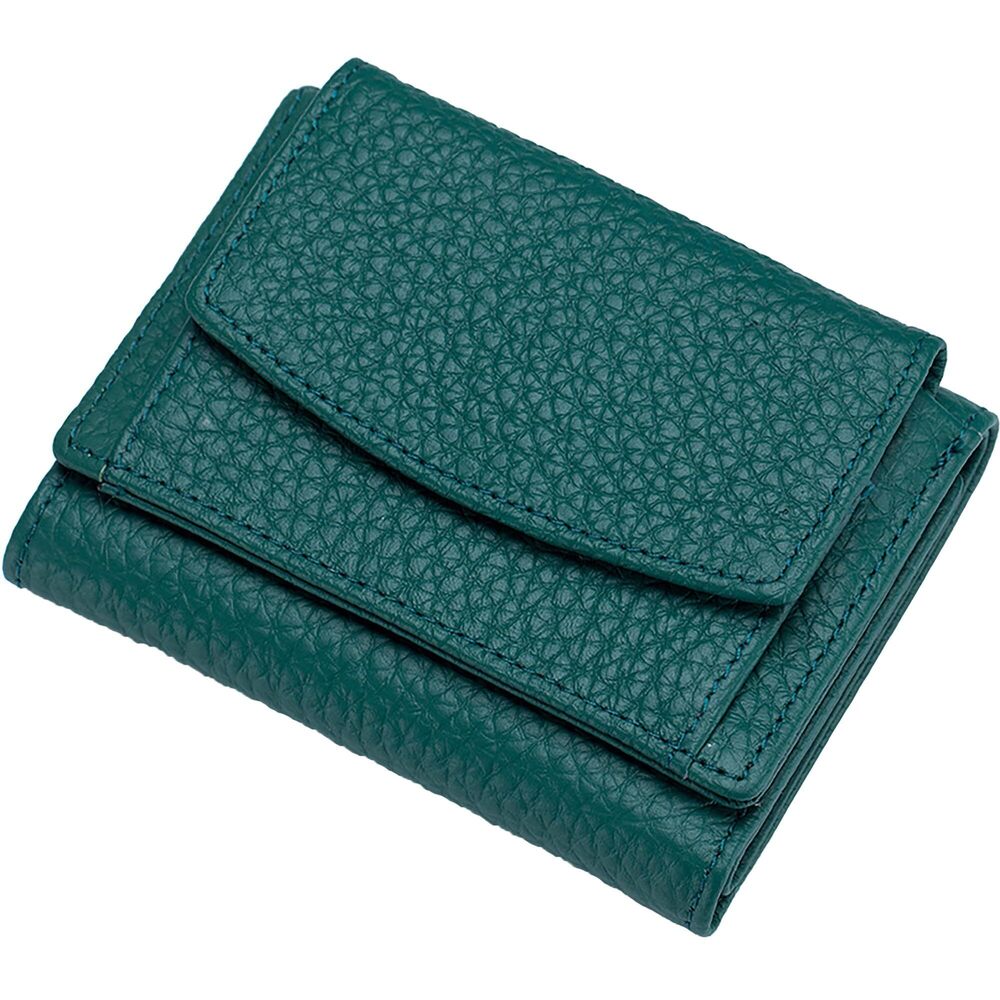 9215 Unisex RFID Blocking Mini Wallet with Coin Pouch, Anti-Credit Card